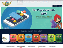 Tablet Screenshot of gps-india.com